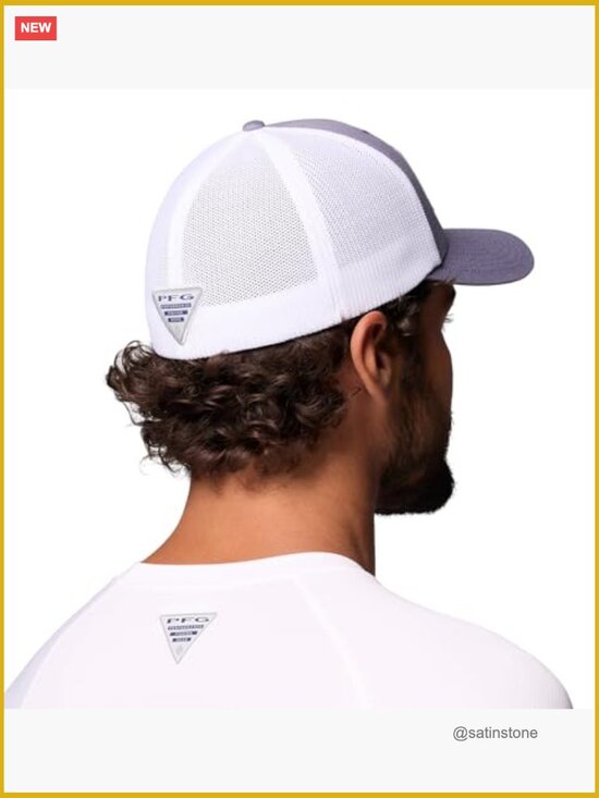 Unisex PFG Fish Flag Mesh Ball Cap - Baseball Hat for Fishing